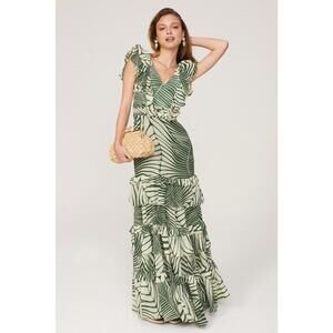 Andrés Otálora Mesay Maxi Dress Size 6 with Zipper Damage & Fabric Pull